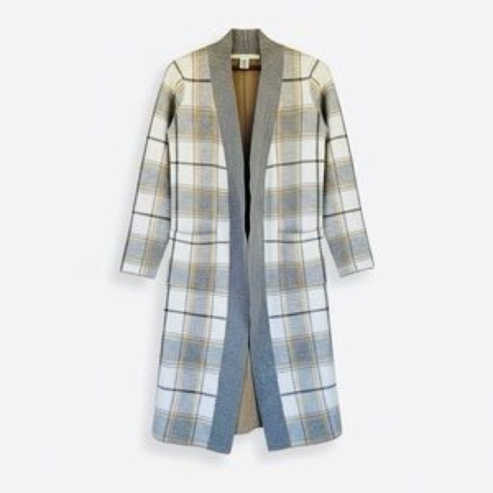MAX STUDIO | Plaid Cardigan
